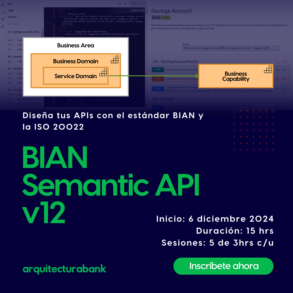 Curso BIAN Semantic API v12 y la ISO 20022 – VIVO (Diciembre 2024)